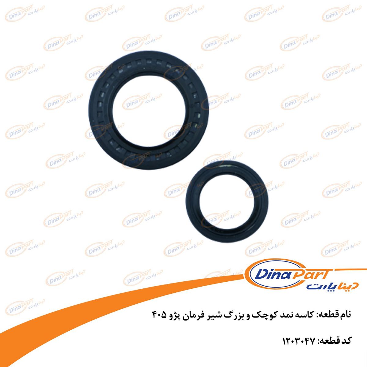 کاسه نمد کوچک و بزرگ شیر فرمان پژو 405 دینا پارت