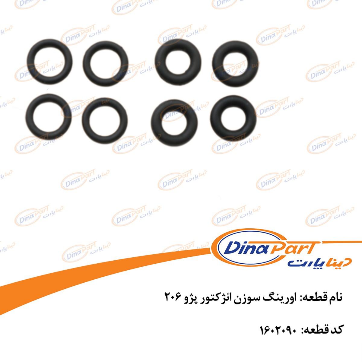 اورینگ سوزن انژکتور پژو 206 دینا پارت